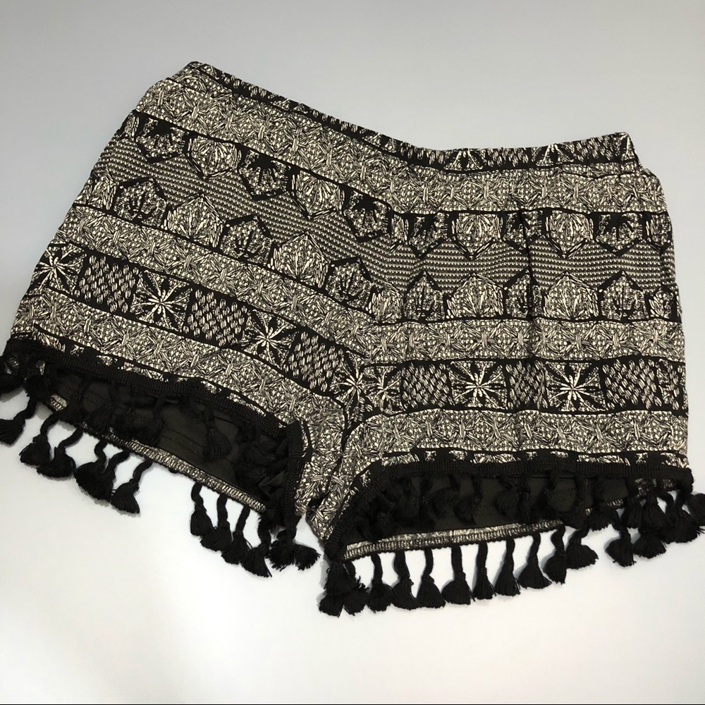 Mine Boho Style Shorts with tassels.